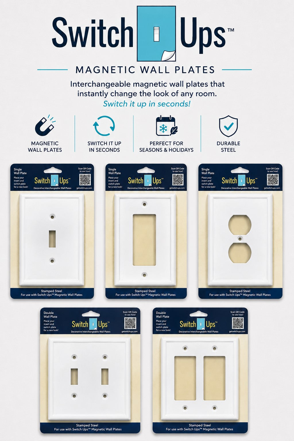 Blue Marble Decorative Magnetic Insert