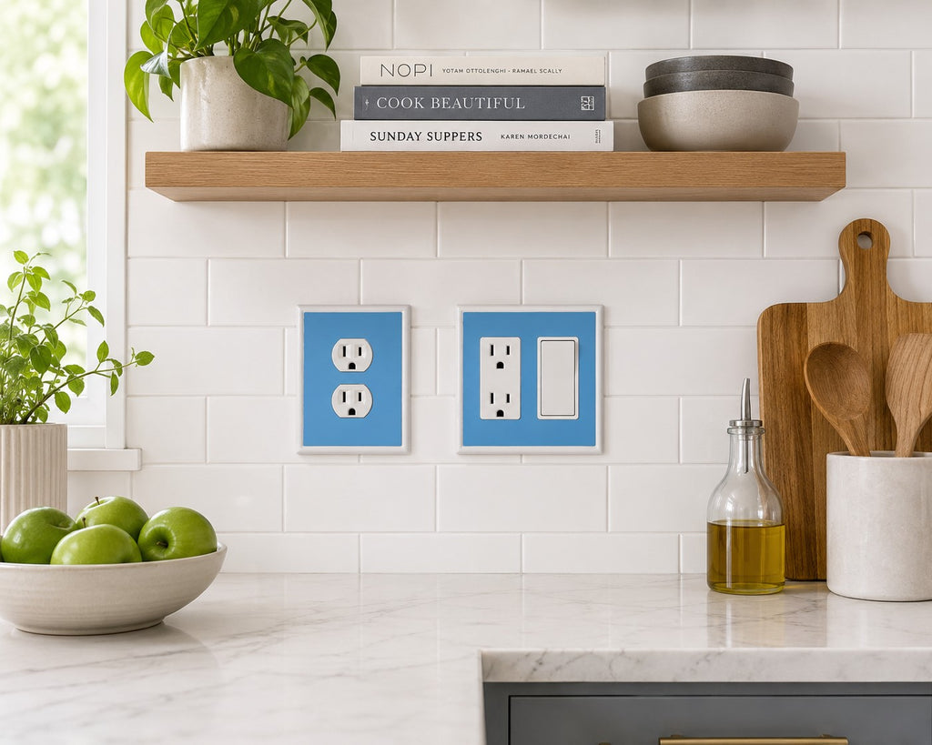 Solid Light Blue Decorative Magnetic Insert