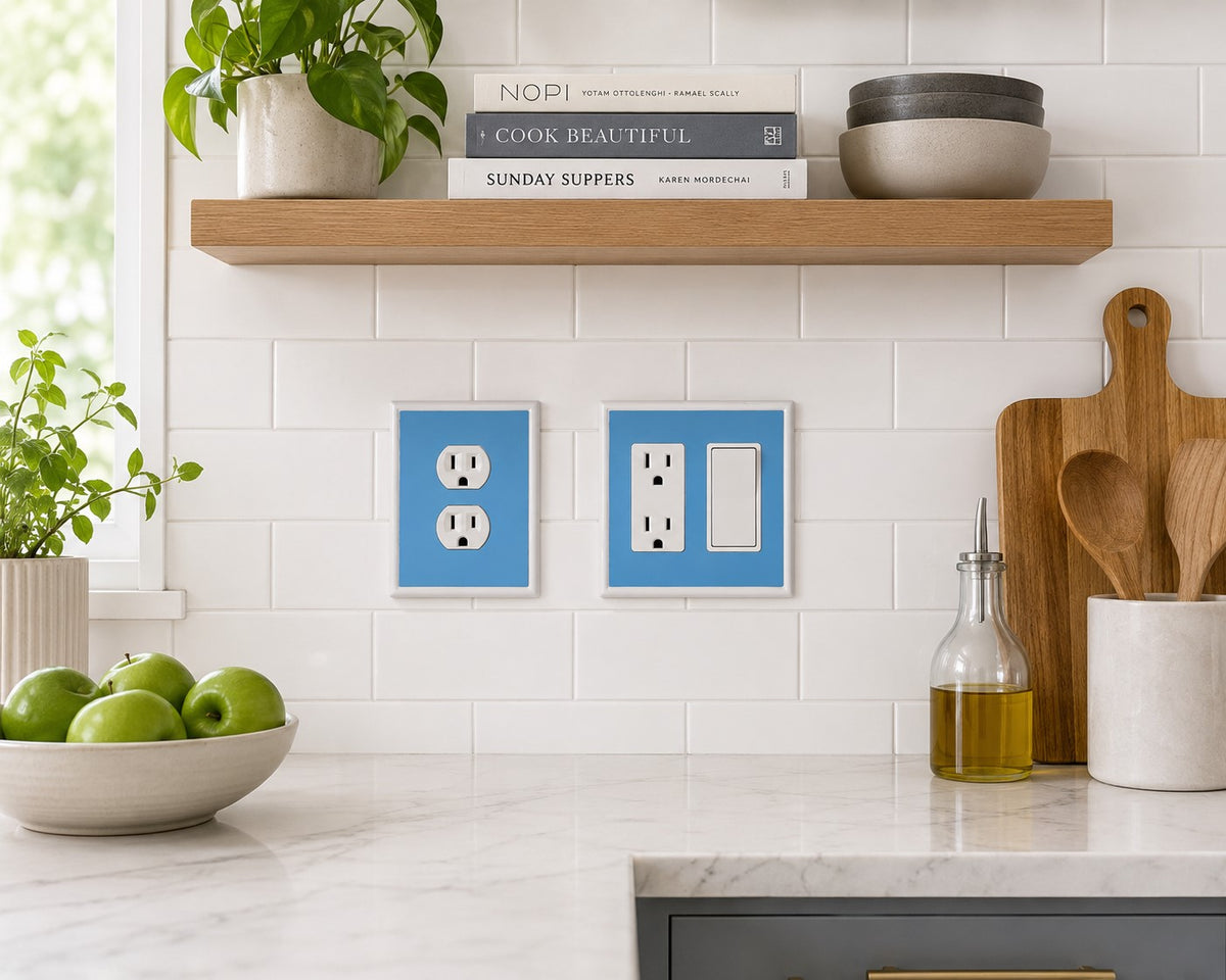 Solid Light Blue Decorative Magnetic Insert