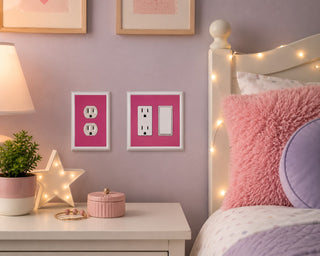Solid Pink Decorative Magnetic Insert