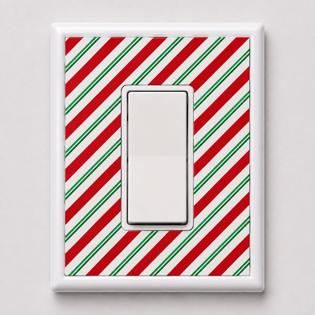 Candy Cane Stripes Decorative Magnetic Insert