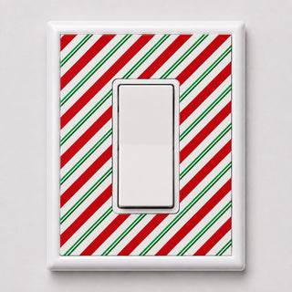 Candy Cane Stripes Decorative Magnetic Insert