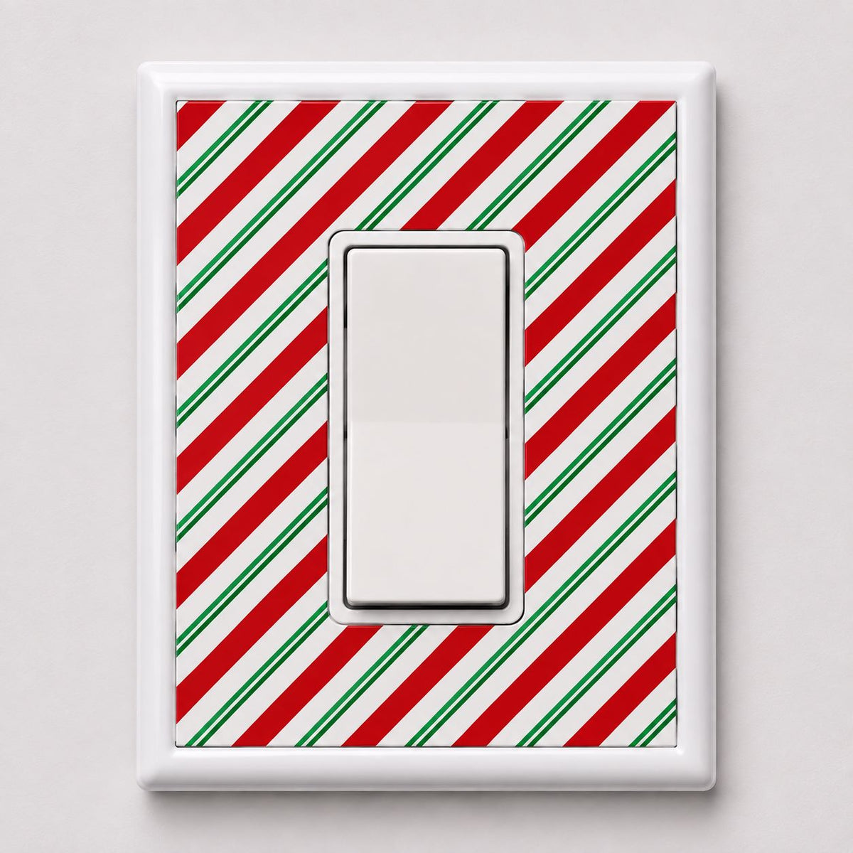 Candy Cane Stripes Decorative Magnetic Insert