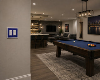Solid Reflex Blue Decorative Magnetic Insert