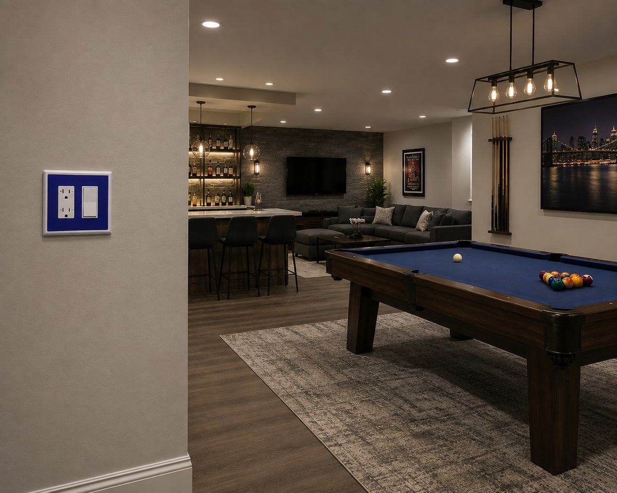 Solid Reflex Blue Decorative Magnetic Insert