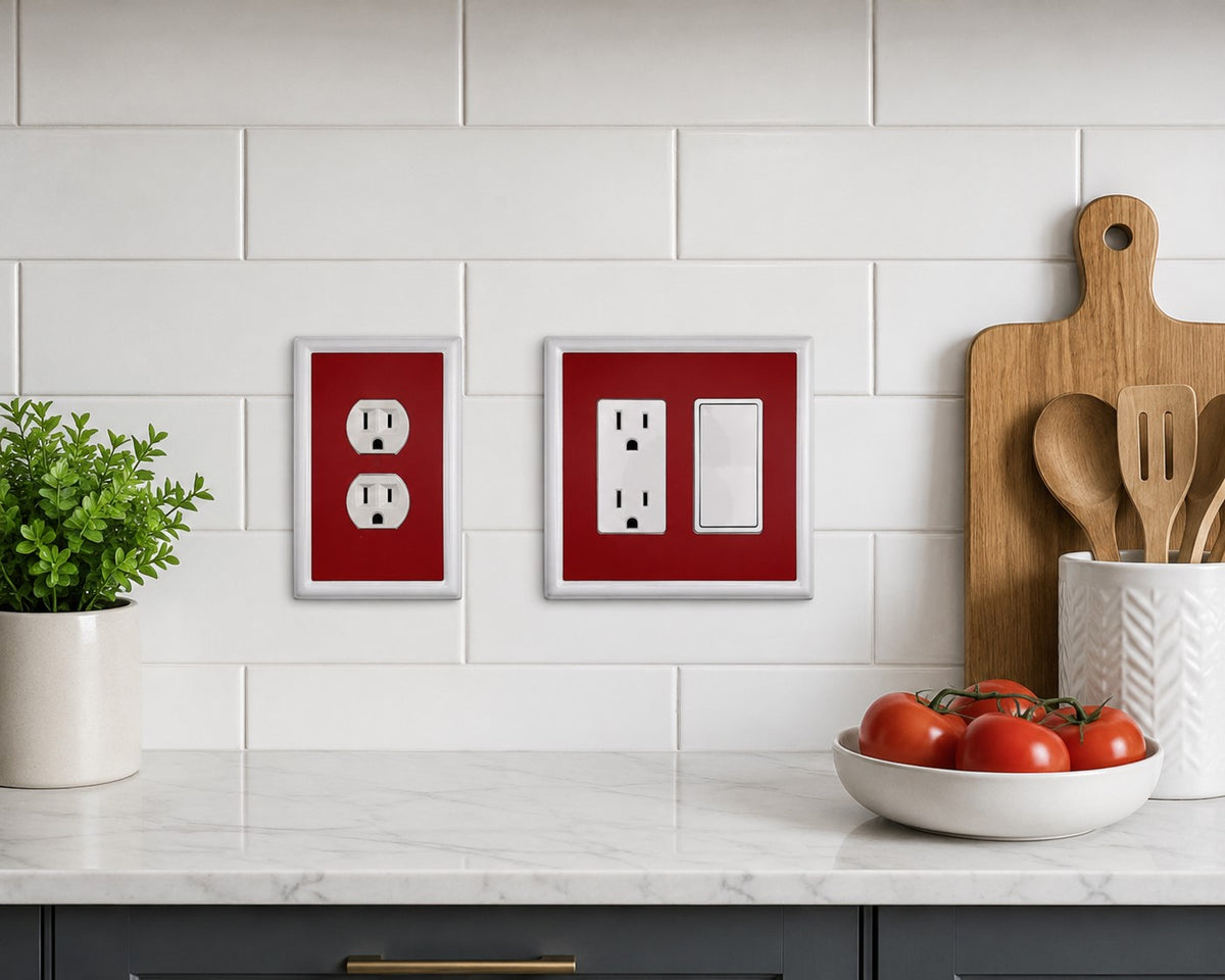Solid Red Decorative Magnetic Insert