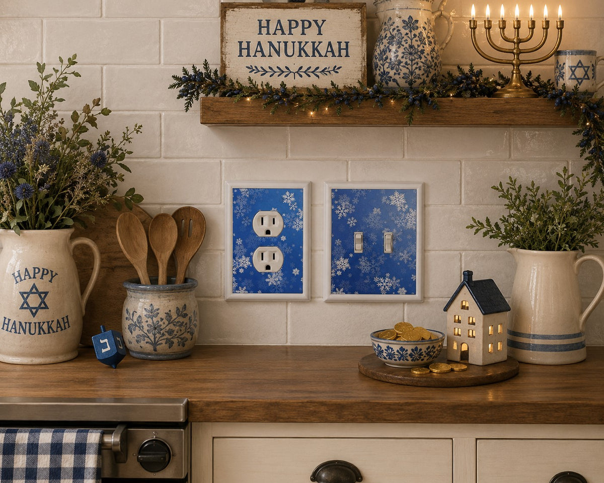 Snow Flakes Decorative Magnetic Insert