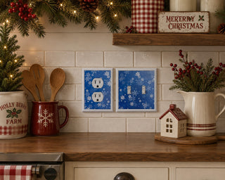 Snow Flakes Decorative Magnetic Insert