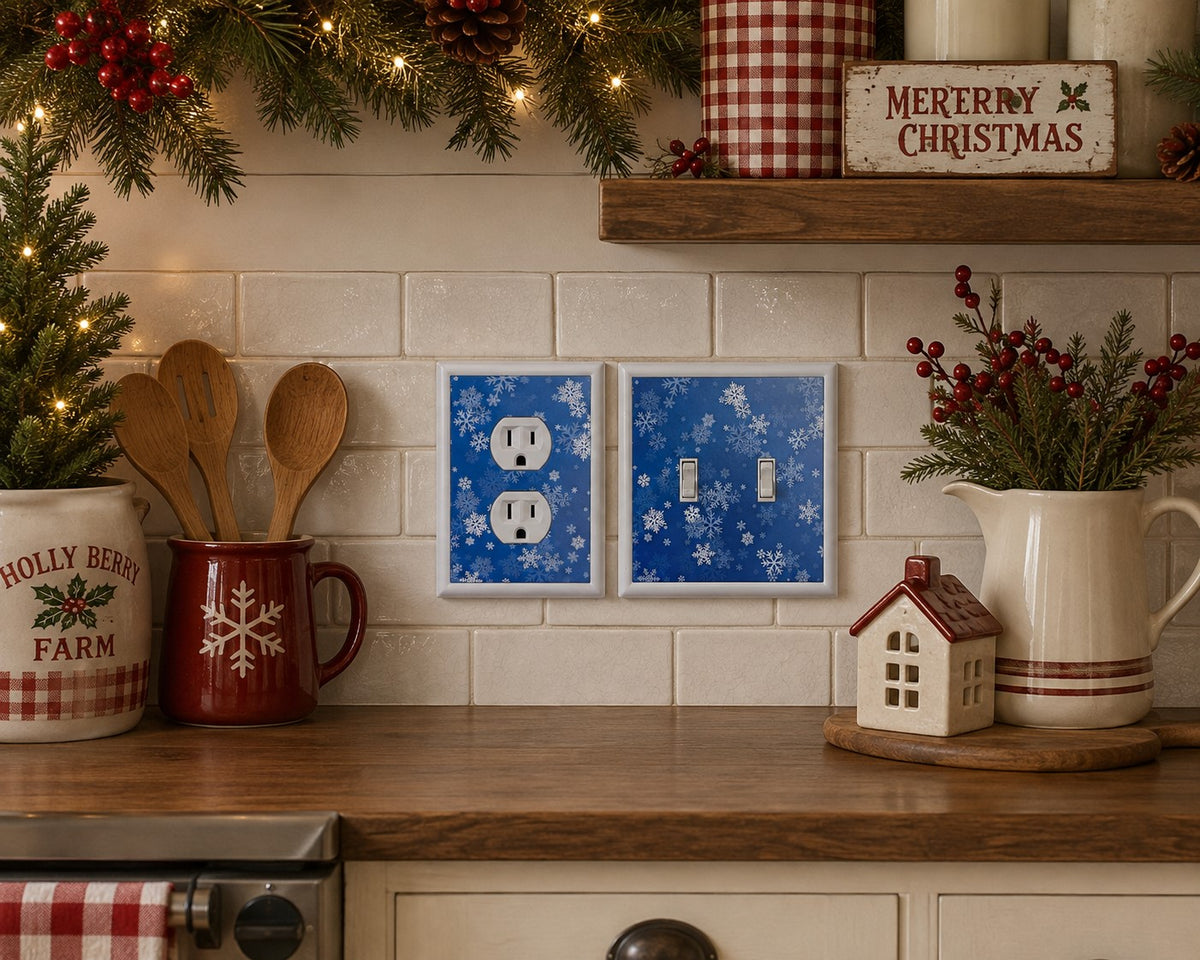 Snow Flakes Decorative Magnetic Insert
