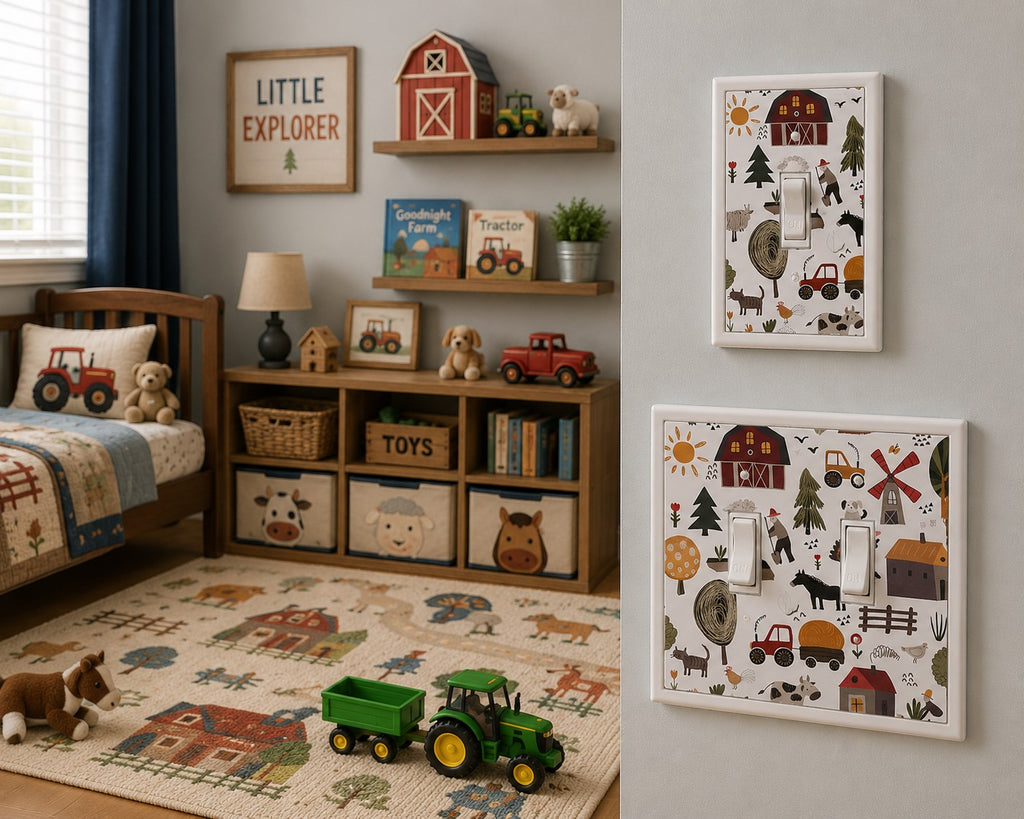 Farmhouse Friends Decorative Magnetic Insert