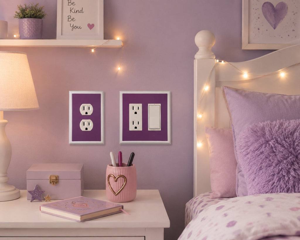 Solid Purple Decorative Magnetic Insert