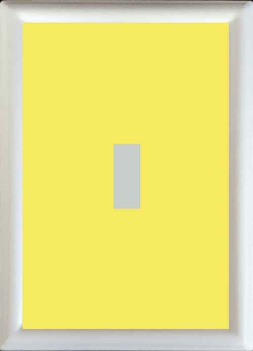 Yellow Single Toggle, Decorative Magnet Inserts - Yellow