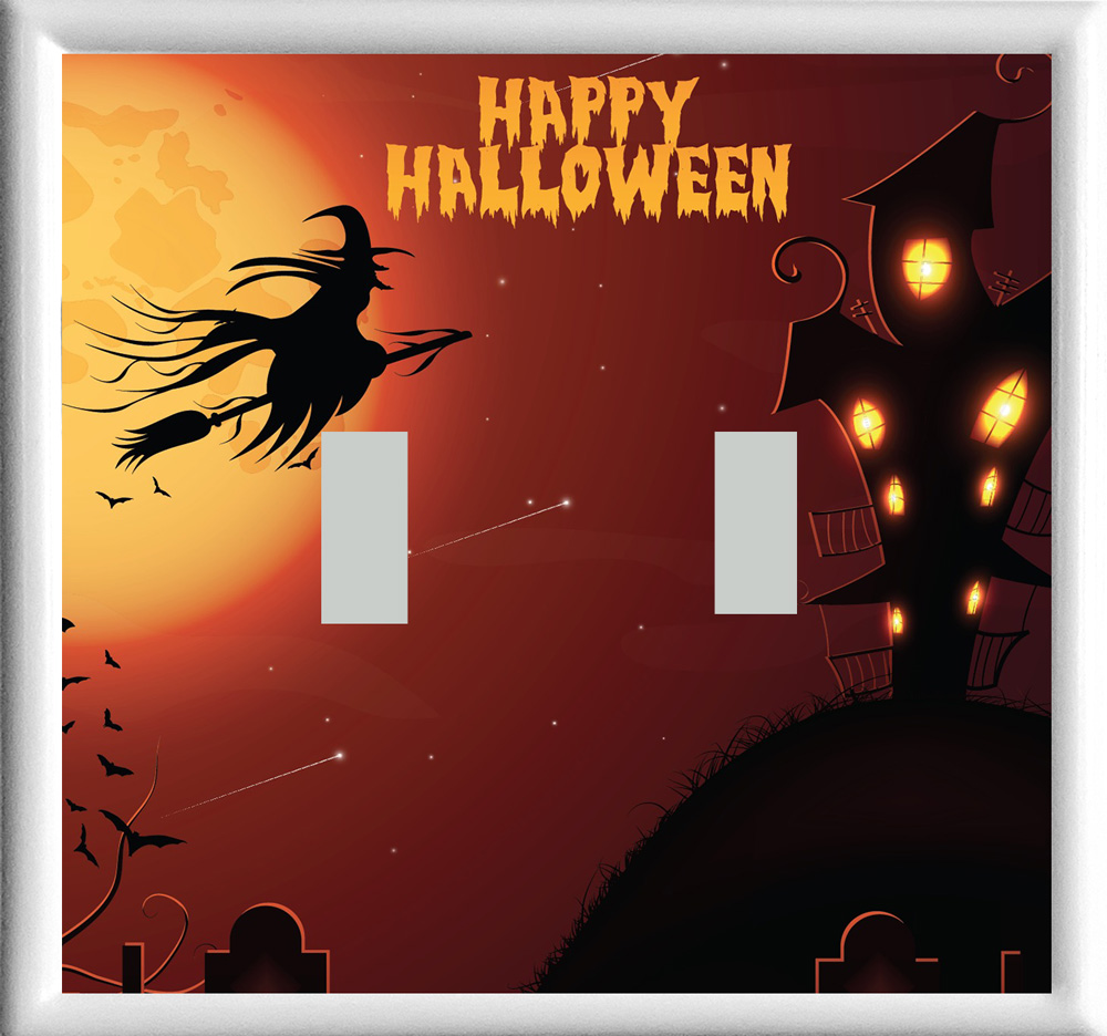 Halloween (Witch & Moon) Double Toggle