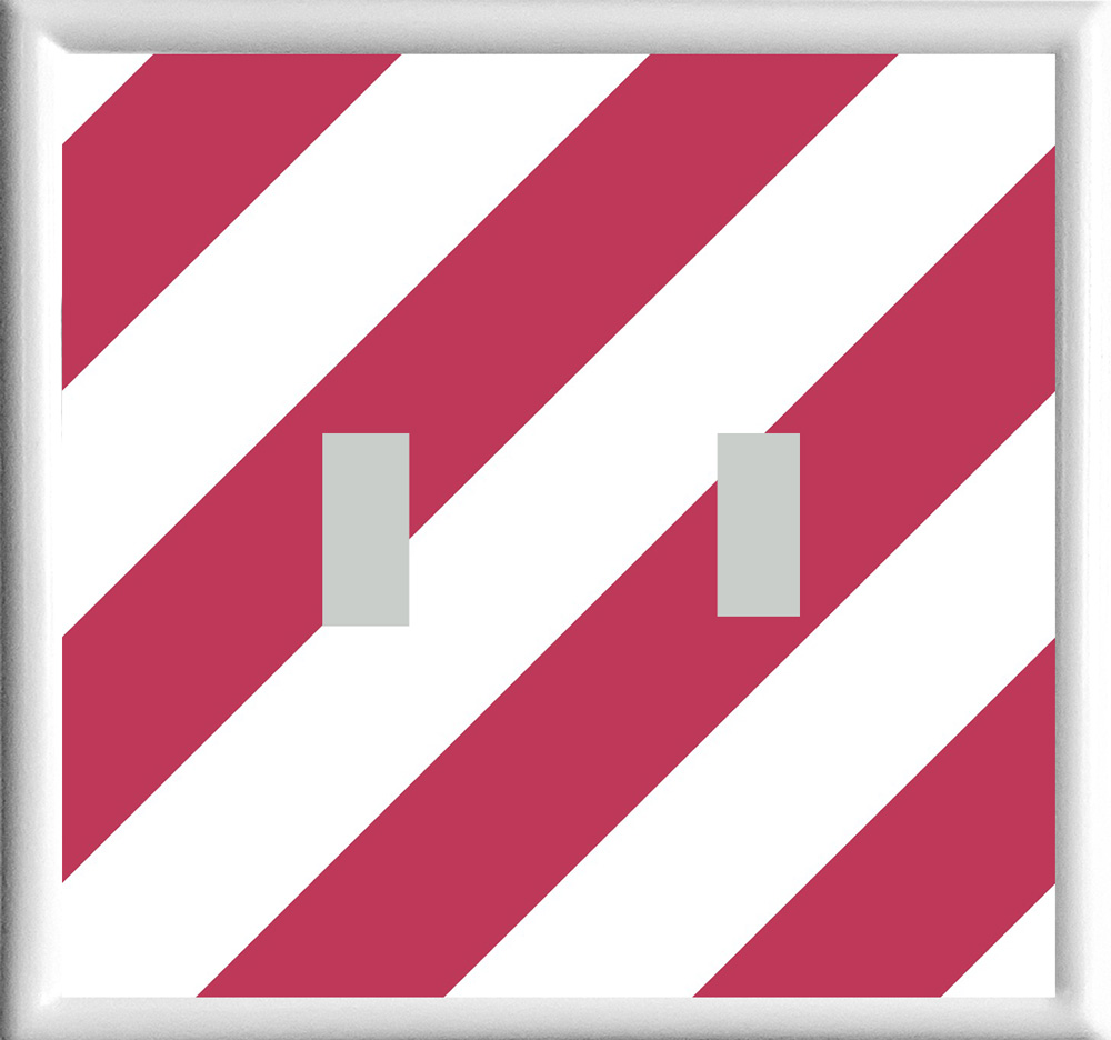 Magenta Stripes Double Toggle