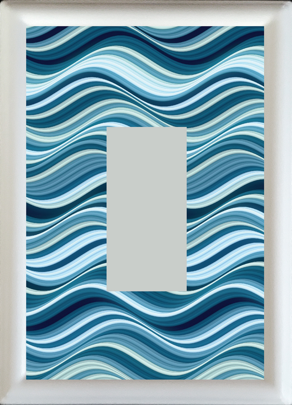 Blue sea Single Rocker | Decorator Receptacle
