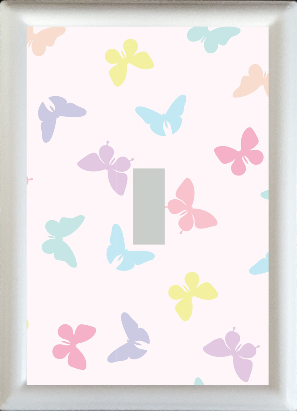 Butterflies Single Toggle, Decorative Magnet Inserts - Butterflies