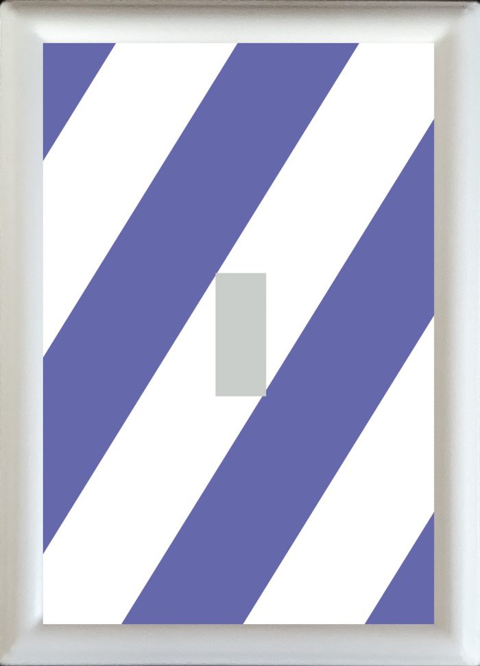 Periwinkle Stripes Single Toggle